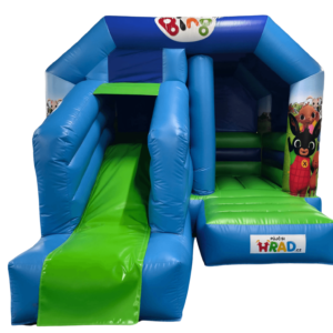 skákací hrad s motivem bing