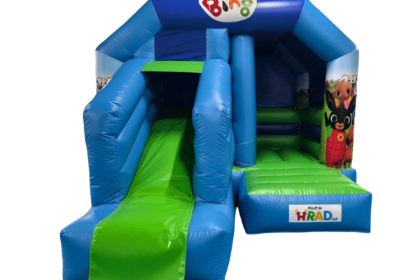 skákací hrad s motivem bing