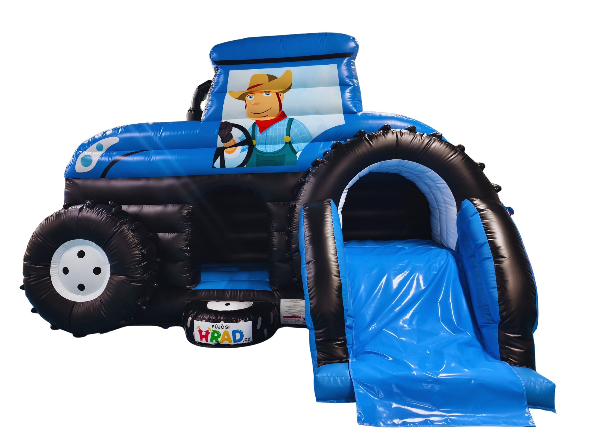 Skákací hrad Traktor